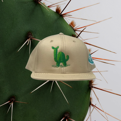 Khaki Nopal Los Aztlangeles Snap back