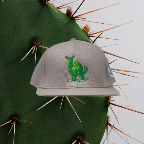 Grey Nopal Los Aztlangeles Snap back