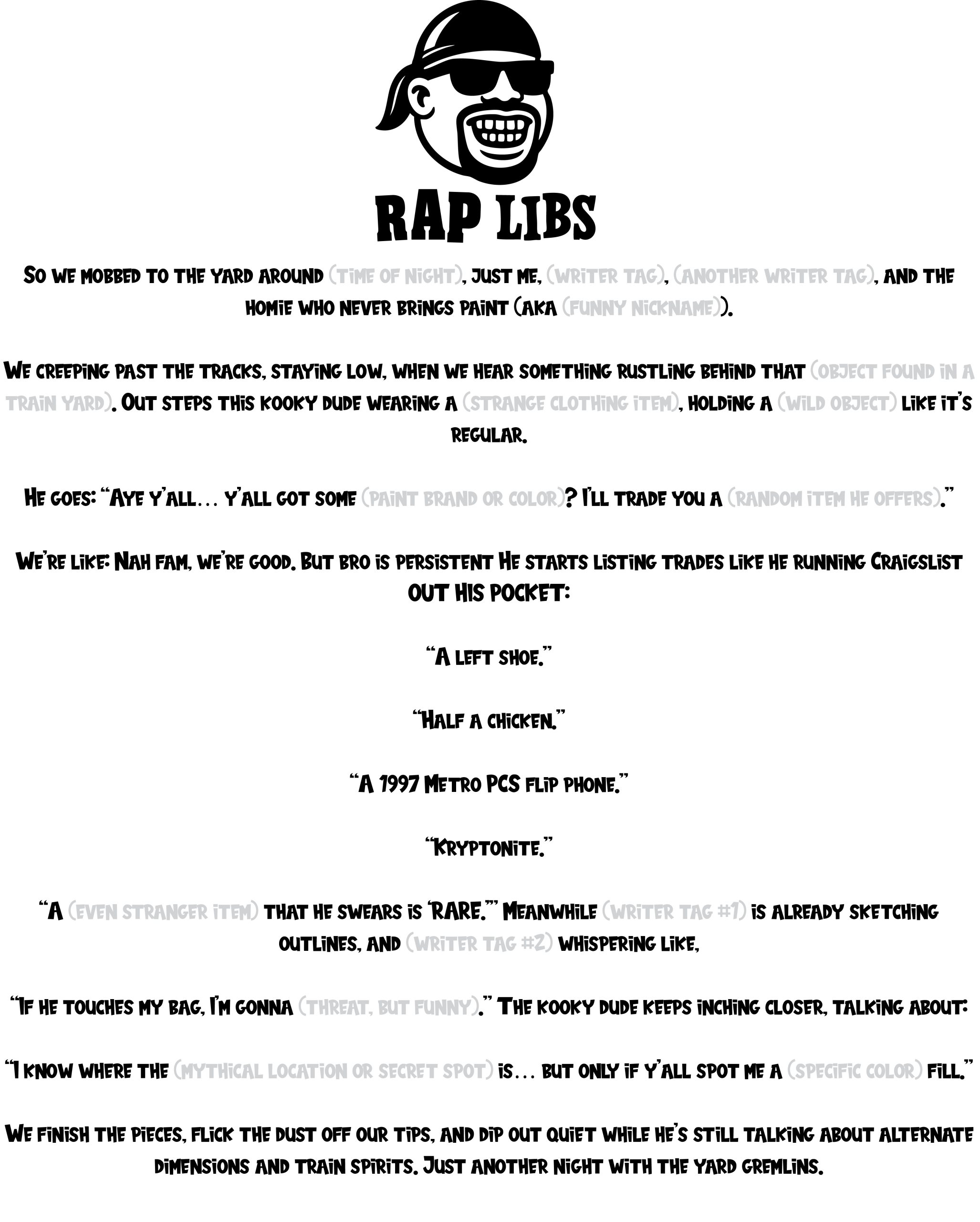 RapLibs issue #2