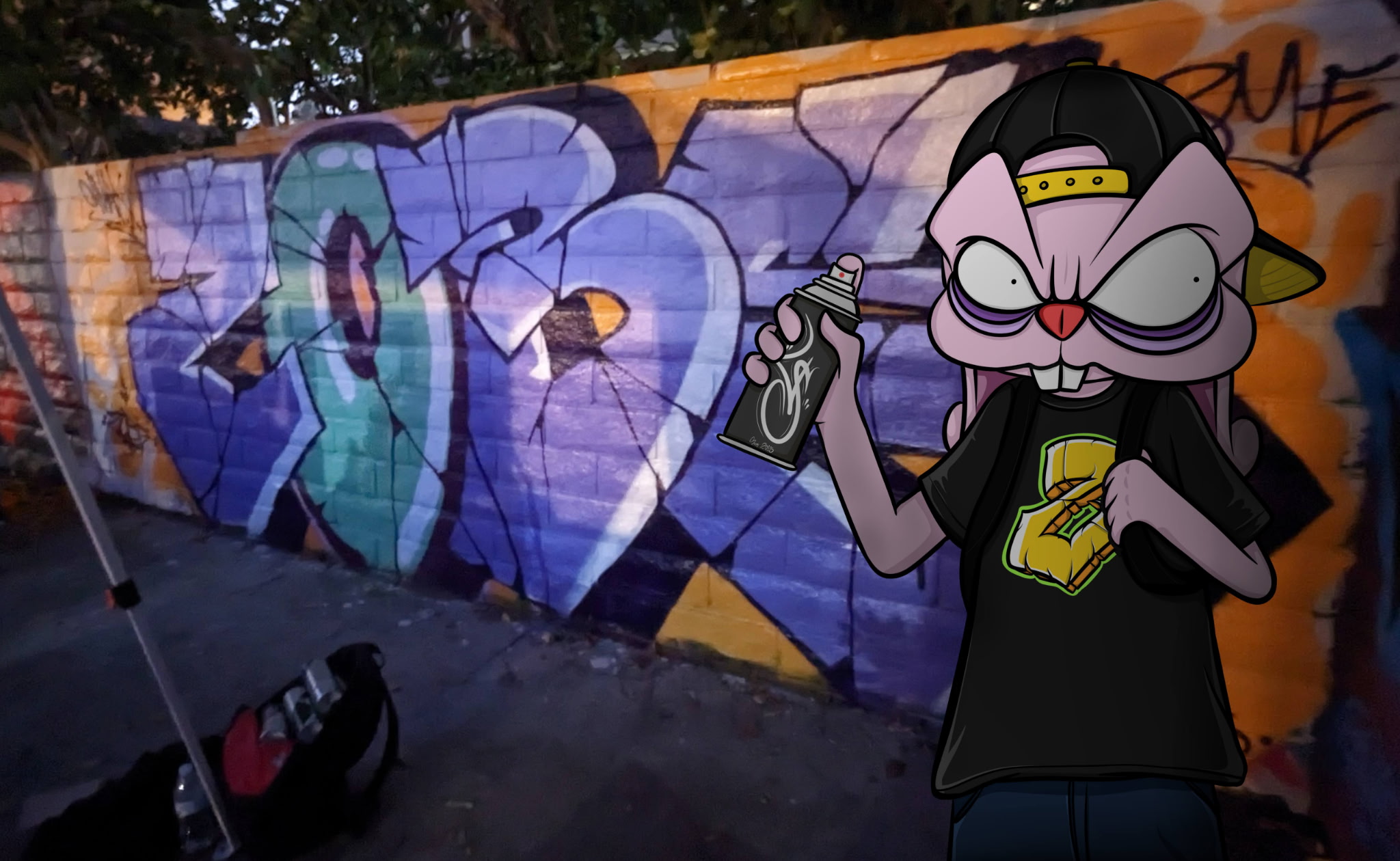 Graffiti artwork by ZOBE from Loops Angeles, 2026
