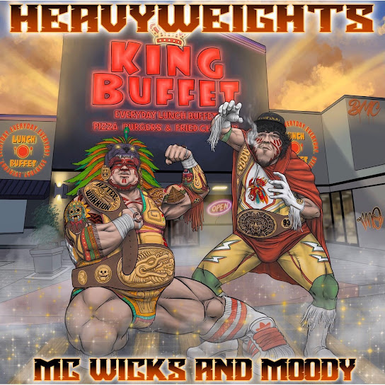 Heavyweights album artwork by MC Wicks and Moody 909