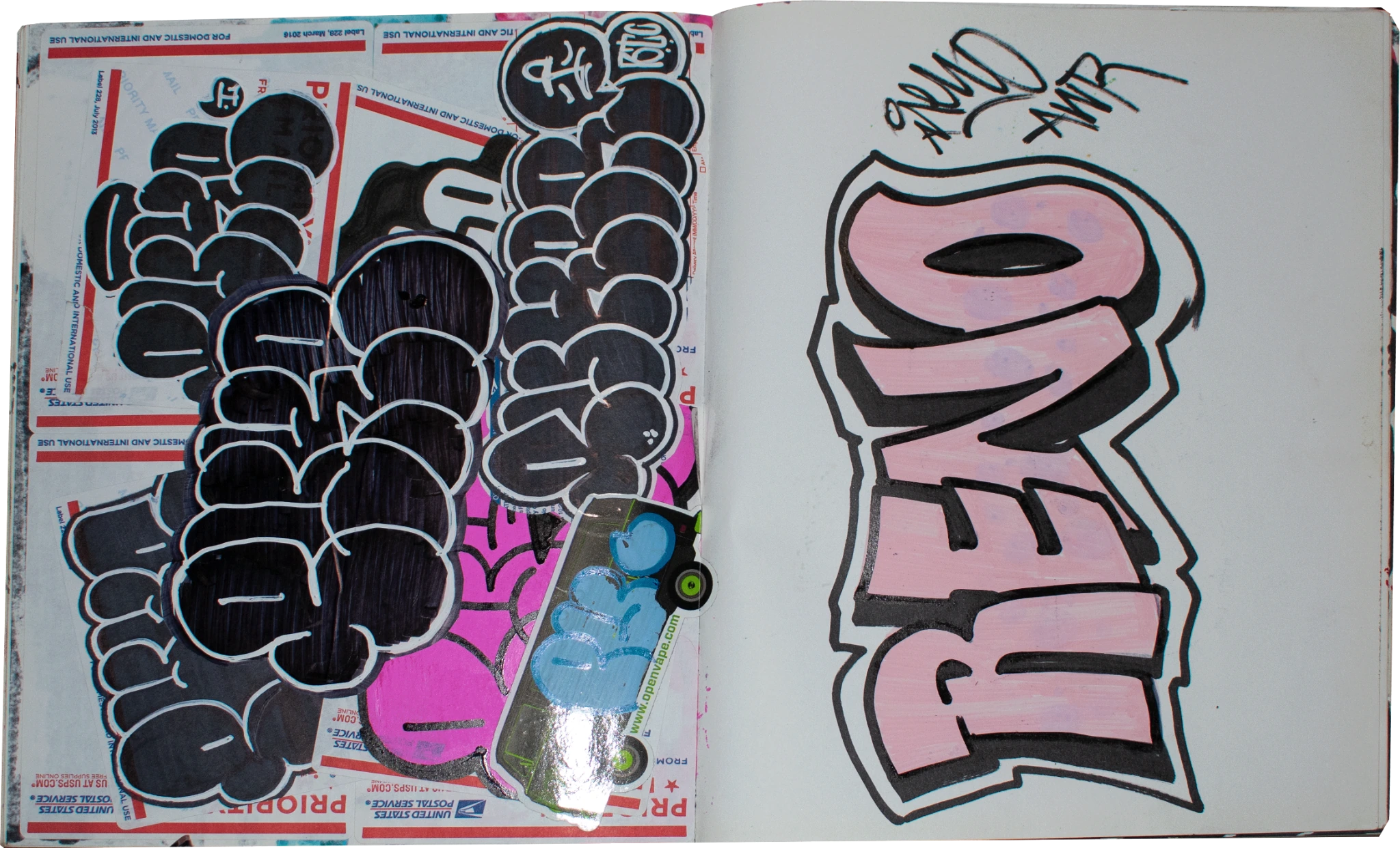 9T9D Blackbook spread